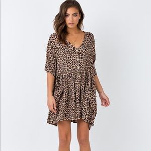 *NWOT* Princess Polly Leopard Lavigne Mini Dress
